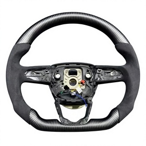 Alcantara พวงมาลัยคาร์บอนไฟเบอร์สไตล์ RS สำหรับ <span class=keywords><strong>Q5</strong></span> SQ5 <span class=keywords><strong>Sportback</strong></span> 2018-2024แบบพรีเมี่ยม - Product Image 6