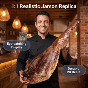 Réplica de Jamón Ibérico Serrano a Tamaño Real para Exhibición en Museos de Jamón, Escaparates de Charcutería, Stands de Exposición y Entrenamiento Culinario - Product Image 1