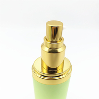 Flacon vide en acrylique de 120 ml (4 oz) pour lotion corporelle avec pompe, emballage OEM, impression sérigraphique