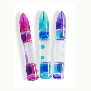 New Arrival Writing Pens Colorful Creative PC Liquid Bubble Sand Timer Ballpoint Pens For Kids to School