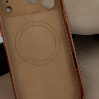 Étui de téléphone en cuir véritable pour iPhone 18 17 16 Pro Max, protection intégrale de l'appareil photo, personnalisation DIY, protection de l'objectif