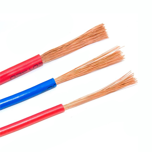Goods in Stock 100% Copper Housing Wire Bvr 1mm 1.5mm 2.5mm 4mm 6mm Flex Electrical Cable