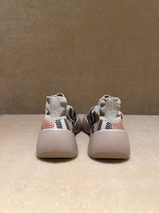Chaussures de sport de luxe pour hommes et femmes, en cuir véritable, à motif à carreaux, tricotées, souples, à lacets, de marque de créateur. - Product Image 2