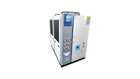 Refroidisseur d'eau au glycol industriel 40 CV refroidi par air pour le refroidissement efficace des processus laitiers