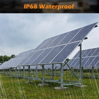 Module Solaire Photovoltaïque en Verre Trempé Haute Puissance 550W 600W 650W 700W 24V 48V pour Système Solaire Hors Réseau Ferme et Usage Domestique Rural