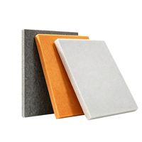 Panneau acoustique en fibre de polyester 1220x2440mm, panneau absorbant le son 9mm 12mm pour mur, plafond et cloisonnement de pièce