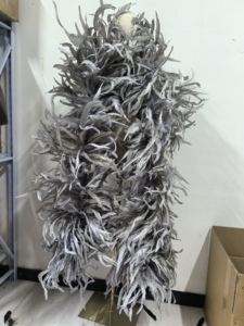 Boa di Piume di Gallo Nere Monocolore all'Ingrosso per Artigianato Fai-da-Te, Costumi, Danza e Decorazioni di <span class=keywords><strong>Halloween</strong></span> - Product Image 2