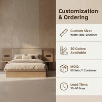 Ensemble complet de mobilier hôtelier sur mesure OEM ODM – Solution clé en main pour suite d'hôtel, hôtel-chalet, appartement et projets hôteliers