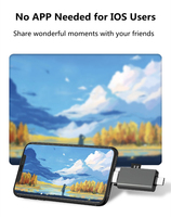 Lector de Tarjetas de Memoria SD/TF Jaya JY-620 3 en 1 OTG USB2.0 Tipo-C de Aleación de Zinc para iPhone 13/12/11/XS/8/7 y iPad