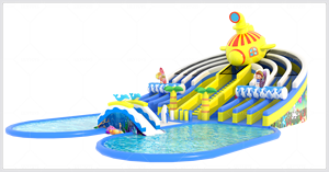 Jeu gonflable extérieur Terrain mobile <span class=keywords><strong>Parc</strong></span> <span class=keywords><strong>aquatique</strong></span> Terrain de jeux Trampoline Combo Toboggan <span class=keywords><strong>avec</strong></span> piscine pour enfants et adultes - Product Image 6