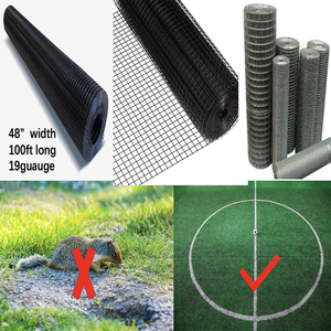 19 गेज हार्डवेयर कपड़े, 1/2 इंच 48 इंच * 100 फीट चिकन वायर बाड़, गैल्वेनाइज्ड वेल्डेड पिंजरे तार जाल रोल का समर्थन करता है - Product Image 5
