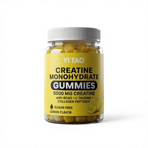 Private Label / OEM ODM <b>Creatine</b> <b>Monohydrate</b> Gummies 5000 MG Lemon Flavor Sugar-Free Adult Muscle Growth Supplement Low MOQ 50 - Product Image 1