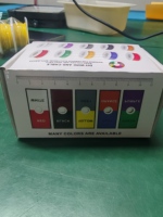 Fil de silicone souple résistant à la chaleur, kit de 5 couleurs, câble torsadé 24AWG, cuivre étamé, automobile, indice de protection IP67, 450V/750V