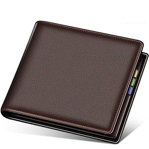 Men's Short <b>Wallet</b> with <b>RFID</b> <b>Blocking</b> – PU Leather Bifold Purse for Cards & Cash, Stylish for Students & Professionals - Product Image 3