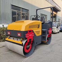Rouleau de route compact de 3 tonnes, 3,5 tonnes, 4 tonnes, équipement de construction, prix d'usine