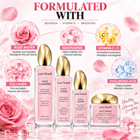 Produits cosmétiques coréens en marque privée, soins de la peau, acide hyaluronique, vitamine C, sérum éclaircissant anti-âge, crème pour le visage, ensemble de soins de la peau