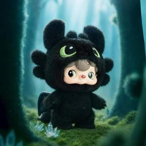 Jouets en peluche alpaga anti-stress pour filles, vente en gros, figurine de collection Five Nights at Freddy's Night Fury, cadeau doux et adorable - Product Image 3