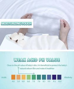 Lingettes nettoyantes pour bébés en vrac - Haute absorption 8x Verrouillage de l'<span class=keywords><strong>humidité</strong></span> Épaissies 2x Sans peluches Lingettes humides jetables pour bébés - Product Image 5