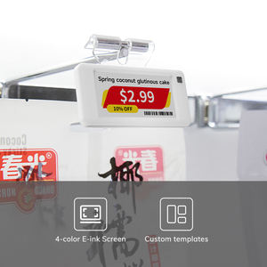 Étiquette de rayon électronique MinewTag 2,13 pouces, 4 couleurs, encre électronique, plastique ABS, économie d'énergie, mise à jour sans fil, certifiée CE/FCC/RoHS, vente au détail - Product Image 3