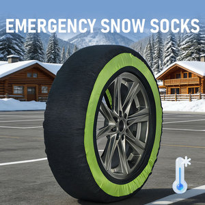 Chaînes à <span class=keywords><strong>neige</strong></span> de haute qualité à couverture intégrale pour pneus de voiture, en tissu, installation facile, pour <span class=keywords><strong>SUV</strong></span> et MPV, état neuf - Product Image 2