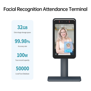 เครื่องนับเวลาเข้างานความละเอียดสูง8นิ้วแบบติดผนังเครื่องจดจำใบหน้าเครื่อง<span class=keywords><strong>นับ</strong></span>เวลาเข้างานสำหรับโรงแรม5<span class=keywords><strong>ดาว</strong></span> - Product Image 2