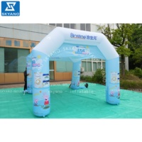 Arche publicitaire gonflable personnalisée avec logo, kiosque gonflable de dessin animé, stand publicitaire gonflable