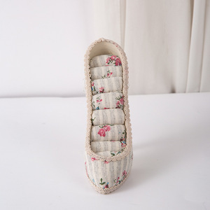 Nuevo expositor de escritorio transfronterizo, anillos con forma de zapato de tacón alto, almacenamiento y exhibición de pendientes, accesorios de joyería, soporte. - Product Image 4