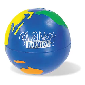 个性化多色地球仪聚氨酯压力球/压力缓解器/压力玩具