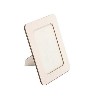 Custom Blank Unfinished Wooden Photo <b>Frame</b> DIY Paint Craft 5/6/7 Inch Tabletop <b>Wood</b> <b>Picture</b> <b>Frame</b> for Kids Parent-Handmade Craft - Product Image 1
