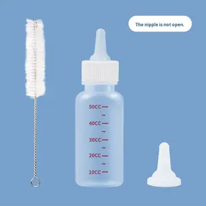 Portable en acier inoxydable bouteille <span class=keywords><strong>pour</strong></span> animaux de compagnie nouveau-né chien et chat <span class=keywords><strong>chaton</strong></span> biberon avec petite sucette 6 Pack chien chiot fournitures - Product Image 6