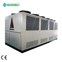 Machine de refroidissement laser robuste et écologique 70HP~120HP, refroidisseur à vis refroidi par air, capacité de refroidissement 150-300, moteur à carter