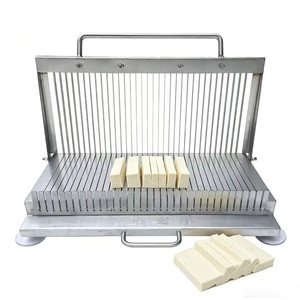 Cortador Multifuncional de 8mm, 11mm y 15mm, de Acero Inoxidable Grueso, con Presión Manual, para Tofu, Queso, Jamón, Salchicha y Carne - Product Image 1