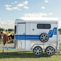 Remorque pour chevaux 2HAL, vente chaude en usine 2025, pour 2 chevaux, ADR