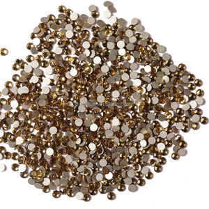 ZK 2088คริสตัลพลอยเทียมแก้วหลังแบนขนาดเล็ก8สีโคลาโด้โทแพซสำหรับตกแต่งเล็บแบบ DIY - Product Image 4