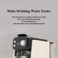 Nouveau Style bureau maison expresso américain automatique Portable Capsule cafetière distributeur d'eau 2-en-1 Capsule Machine à café