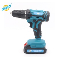 Perceuse sans fil JSPERFECT 10 mm avec moteur à balais, kit de perceuse à batterie pour la réparation domestique et l'utilisation professionnelle