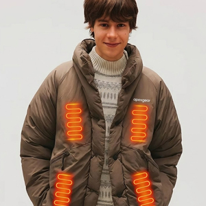 Vente chaude Vestes Chauffantes Coupe-Vent Lavées pour Hommes avec Fermeture Éclair USB Durable Intelligent Puffer Jacket pour Randonnée Shopping Ski - Product Image 1