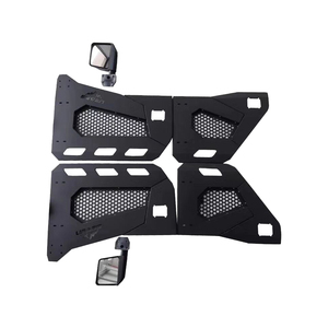 4PCS AVANT + <span class=keywords><strong>ARRIÈRE</strong></span> Lantsun JL1172 Demi-portes en acier pour Jeep pour Wrangler JL Gladiator JT 4 PORTES - Product Image 2