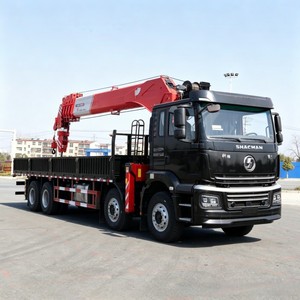 Camion-grue Shacman robuste de 25, 30 et 40 tonnes, 8x4, avec grue à bras télescopique, à vendre - Product Image 6