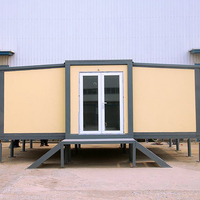 Maison préfabriquée de type K Maison préfabriquée en conteneur de 40 pieds Petite maison mobile moderne pliante et extensible de 20 pieds