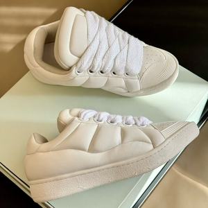 Luxury Designer Sneakers 2025 Lanvine Genuine Leather Anti-<b>Slip</b> All Seasons Comfortable <b>Men's</b> Women's Walking Sport Shoes - Product Image 4