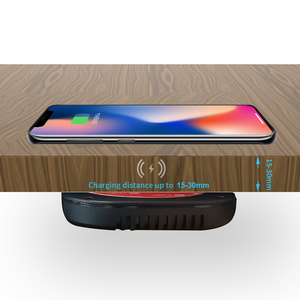 Bàn dài khoảng cách sạc không dây 10W nhanh 30mm Máy tính để bàn sạc Pad đồ nội thất bảng từ nhãn dán từ nhà máy điện từ xa - Product Image 3