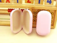 Étui pliable pour lunettes de lecture, boîte de rangement compacte pour accessoires et petits objets, anti-pression