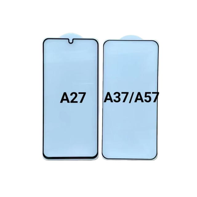 Wholesale 2.5D HD Clear Black Rim Full Screen Protector for Samsung Galaxy A27 A37 A57 Mobile Tempered Glass Screen Protector