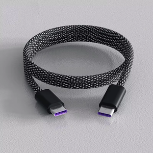Câble de données magnétique Type-C PD 66W, charge rapide pour ordinateur, smartphone, imprimantes, tablette, Android, IOS, rétraction automatique - Product Image 5
