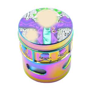 2023 nouveau 55 MM haute qualité Logo personnalisé modèles fenêtre herbe broyeur métal sec herbe broyeur arc-en-ciel haut impression pas cher en gros - Product Image 1