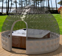 Dôme solaire gonflable sur mesure pour spa et jacuzzi, taille personnalisée, en vente en 2024