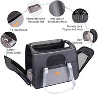 Sac de transport pliable de luxe imperméable pour animaux de compagnie, écologique, léger, petite taille pour chats, chiens et petits animaux - Vente flash