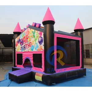 ปราสาทเด้งดึ๋งเป่าลมสำหรับเด็กบ้านเป่าลมวัสดุพีวีซีติดตั้งง่ายเพื่อความบันเทิงสำหรับเด็ก - Product Image 2