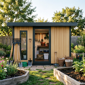 <span class=keywords><strong>Abri</strong></span> de jardin extérieur en métal préfabriqué, résistant à la rouille, protection sécurisée pour outils et équipements - Product Image 2